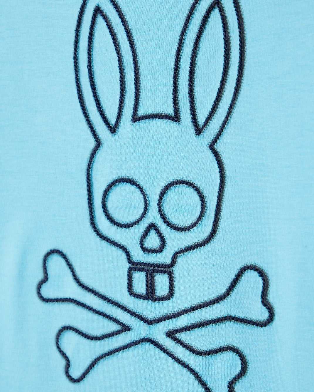 T Shirt Graphique Psycho Bunny Sheldon Graphic Tee Aquarius Enfant | ECB-18935444